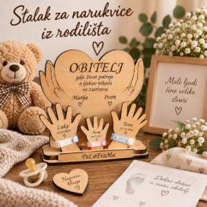 Stalak za narukvice iz rodilišta