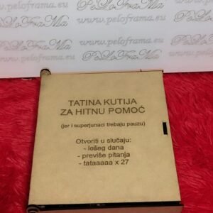 Tatina kutija za hitnu pomoć 🍺 – kompletan personalizirani poklon