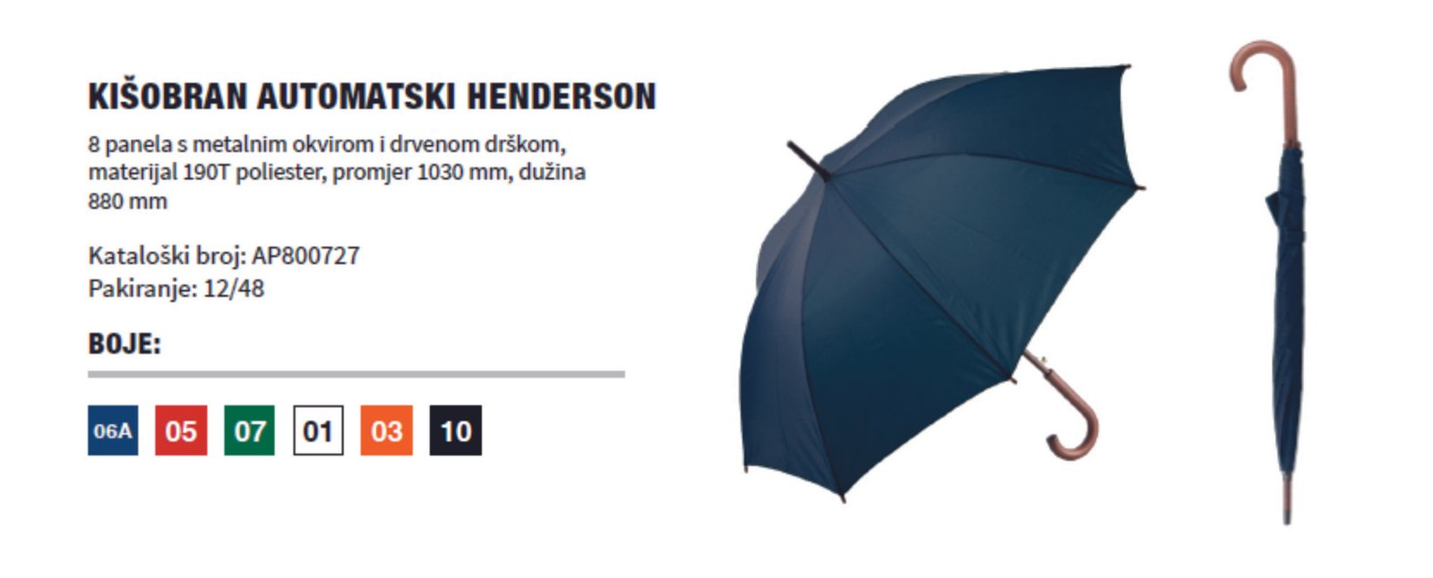 KIŠOBRAN AUTOMATSKI HENDERSON