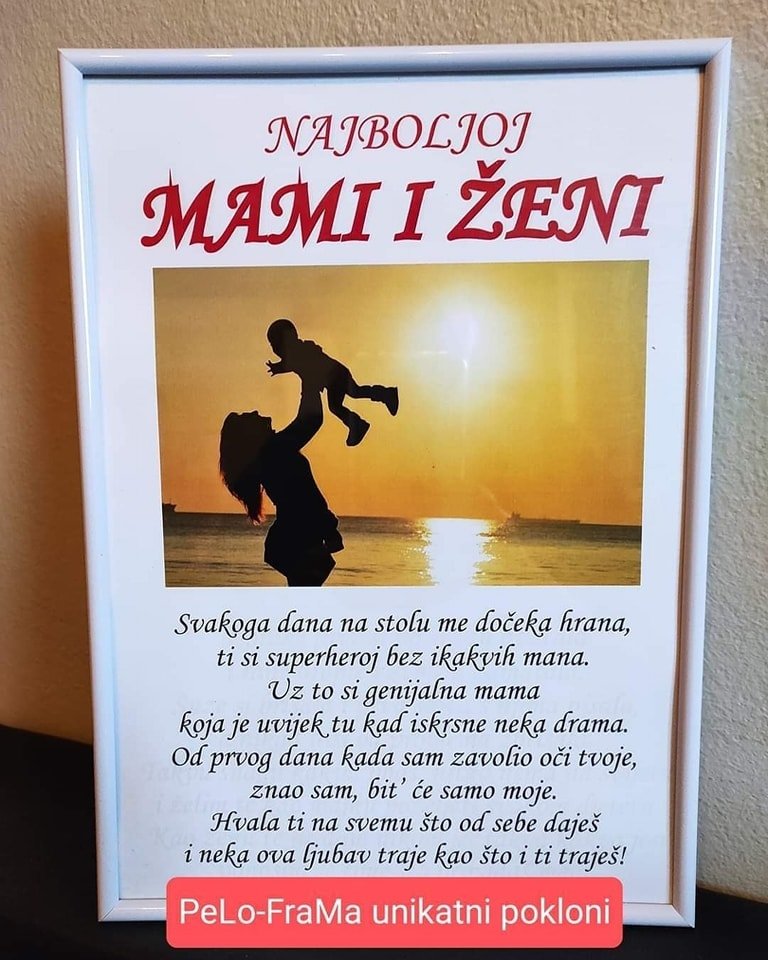 Okvir ''mama superheroj''