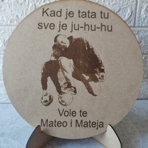 Dekorativni krug ''gravirana slika''