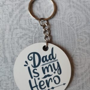 Privjesak za ključeve ''dan očeva'' ili ''dad is my hero''