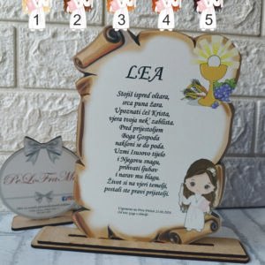 Personalizirana drvena plaketa ''C1''