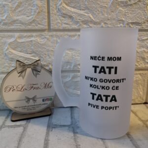 Krigla ''neće mom tati ni'ko govorit', kol'ko će tata pive popiti''
