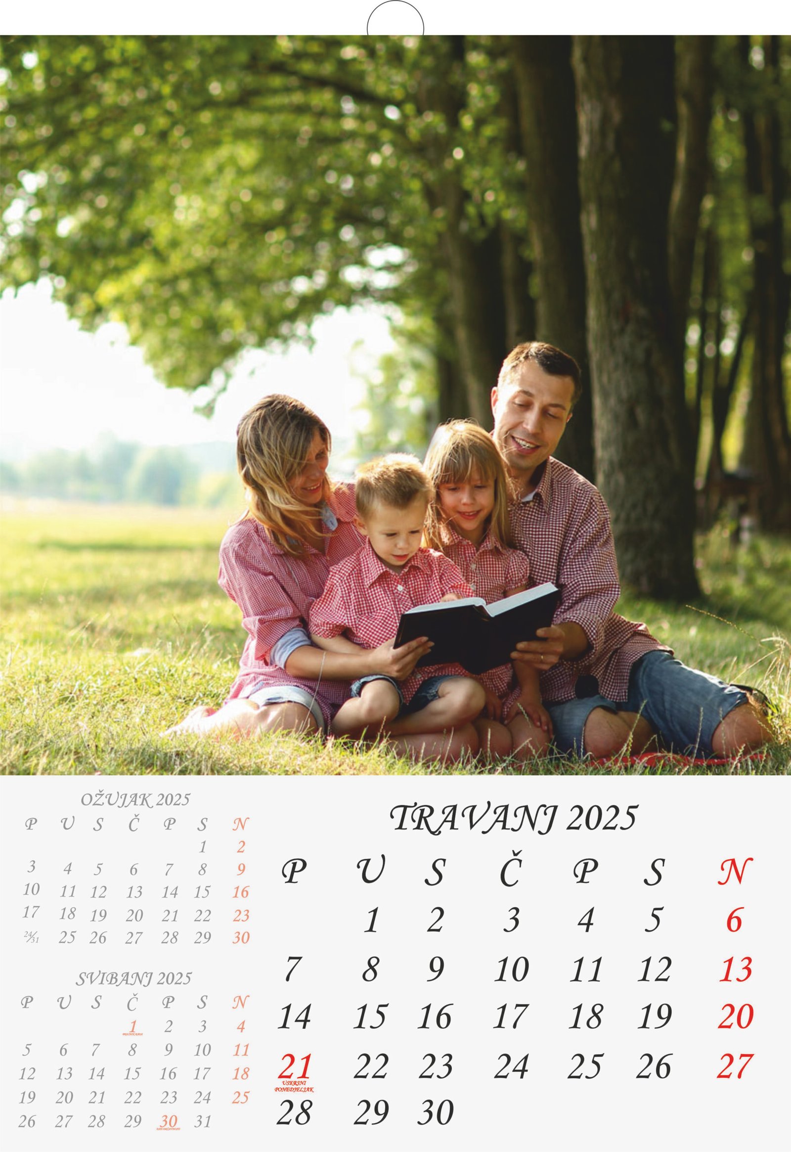 Personalizirani 13 lisni kalendar 3u1 - Slika 5