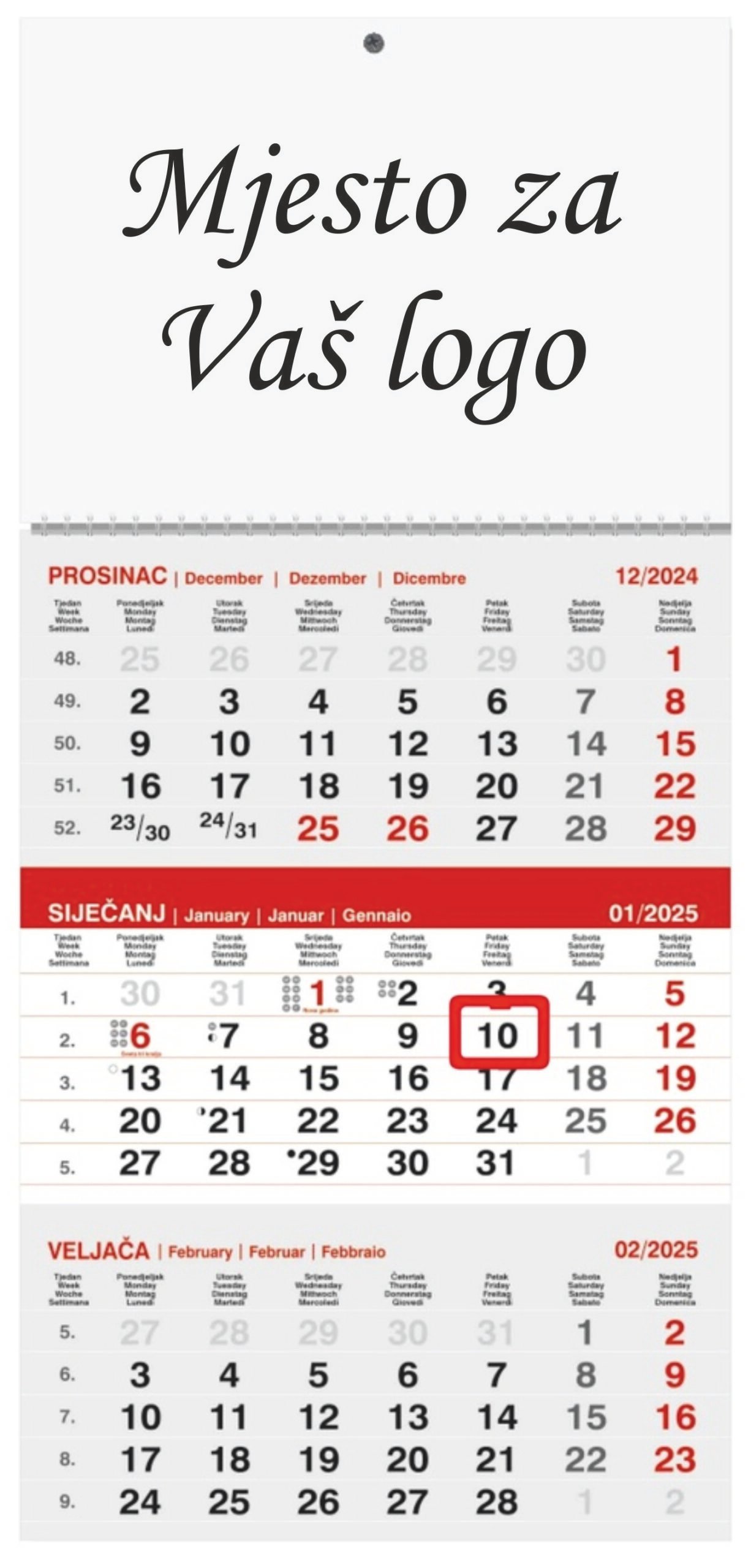 Poslovni kalendari obićni
