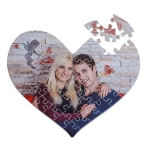 Puzzle u obliku srca sa slikom po želji