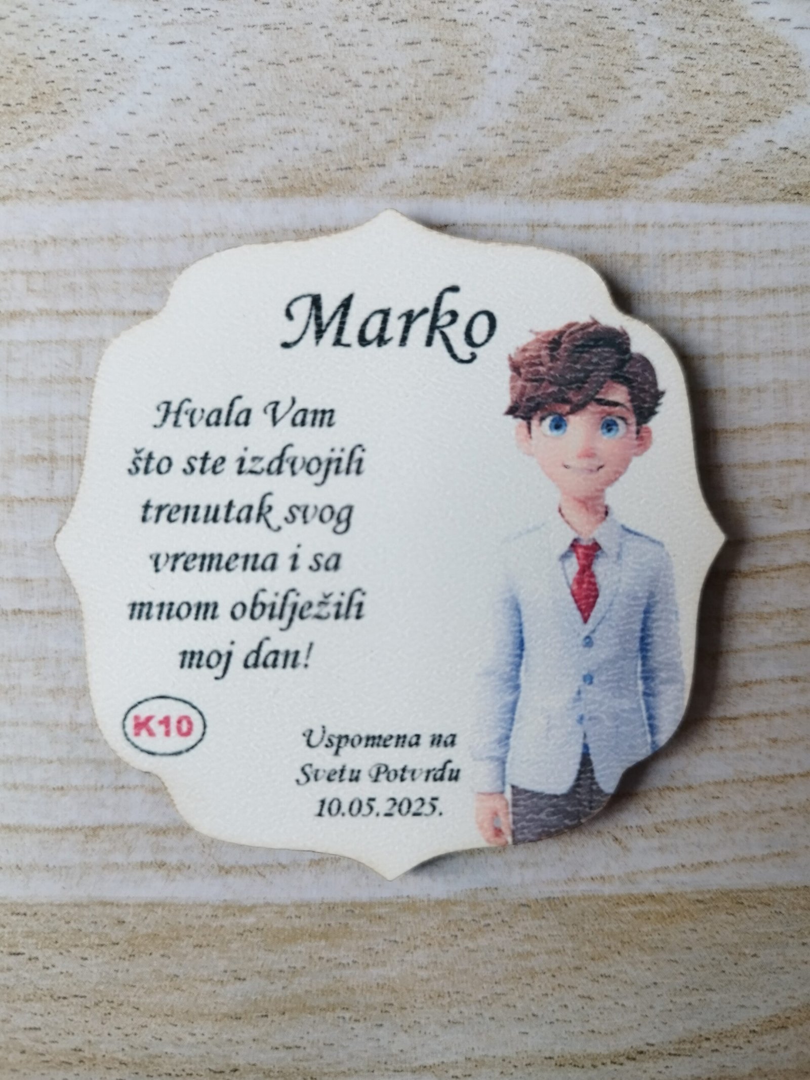 Zahvalnice za Svetu Potvrdu - dečki - Slika 5