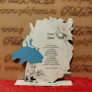 Personalizirana drvena plaketa ''025''
