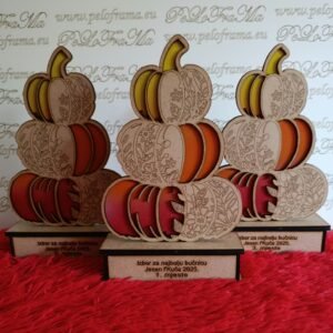 Personalizirani drveni trofej - Bundeva