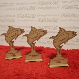 Personalizirani drveni trofej - Riba